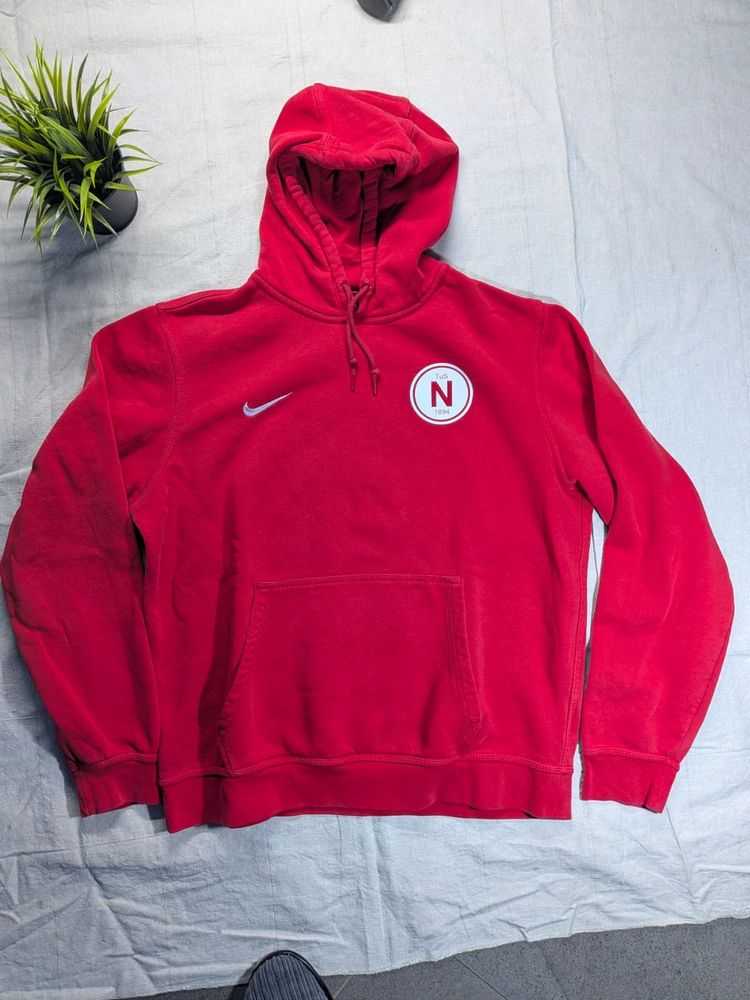 Nike Red Hoodie Streetwear Sweatshirt